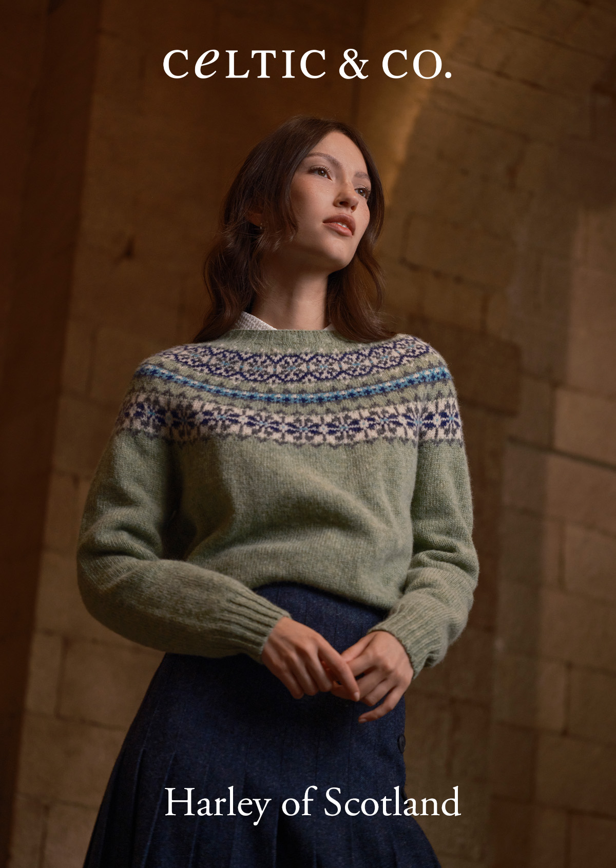 Harley of Scotland Highlands Crew Neck Jumper