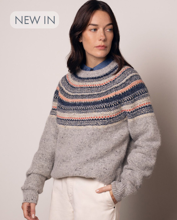 Stitchy Stripe Yoke Jumper