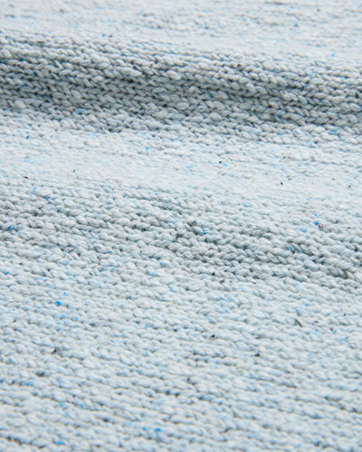 Flecked Cotton Silk Blend Boat Neck Jumper