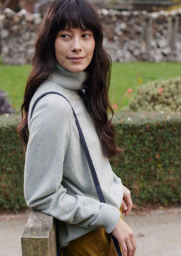 Supersoft Slouch Roll Neck Jumper