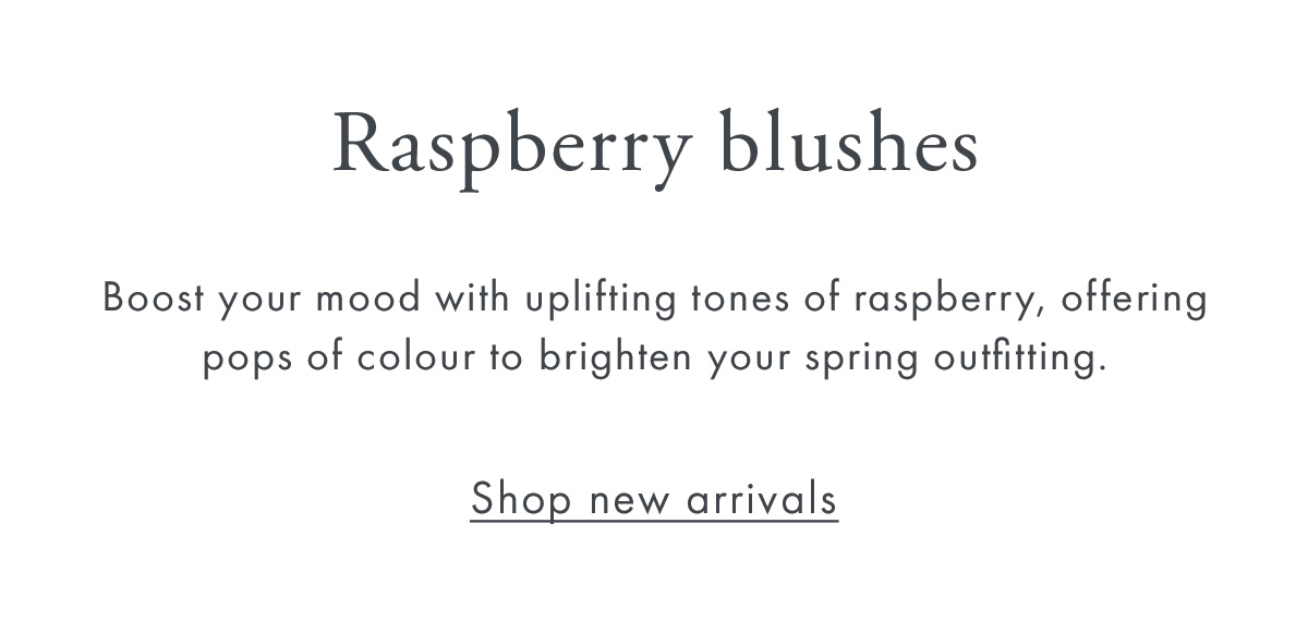 Raspberry blushes