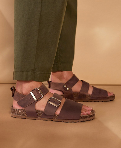 Triple Strap Sandals