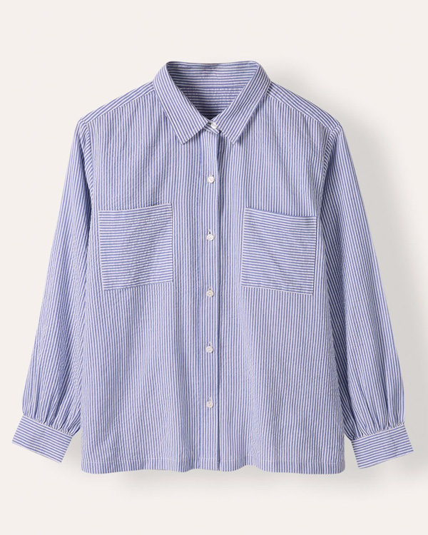 Side Split Cotton Shirt