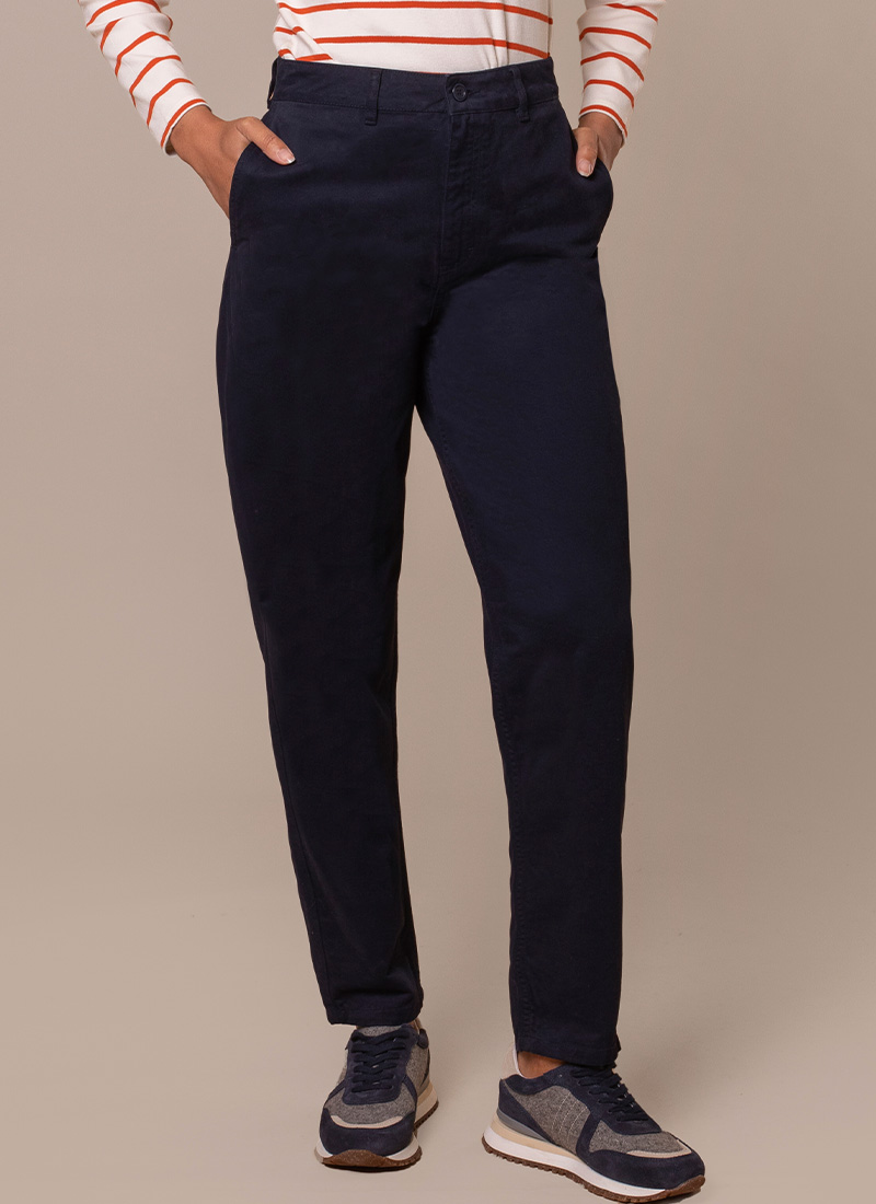 Barrel Leg Trousers
