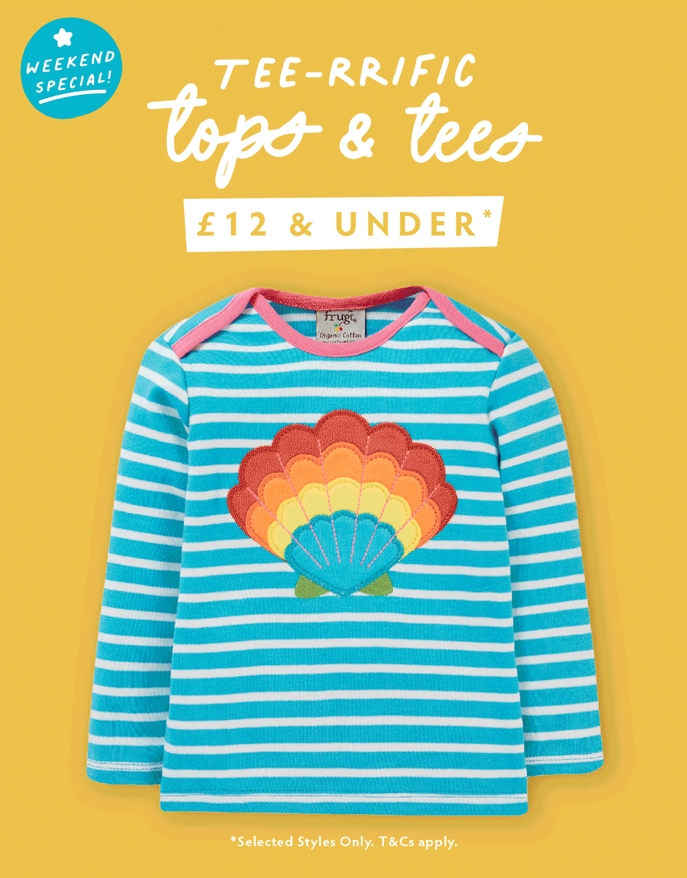 Tee-rrific tops & tees. 12 & under*