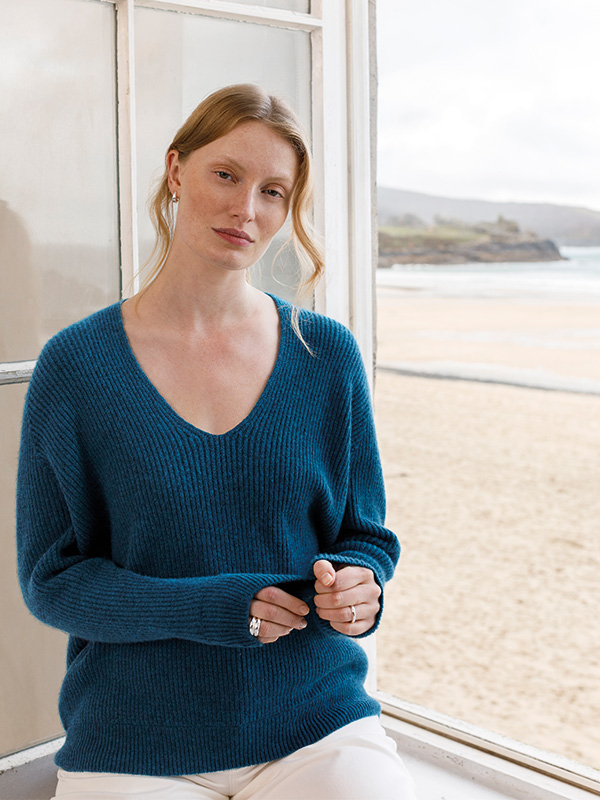 Cocoon V Neck Jumper