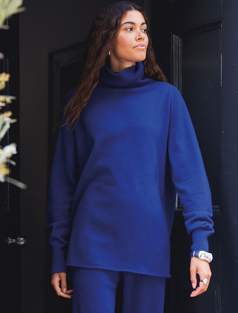 Supersoft Slouch Roll Neck Jumper