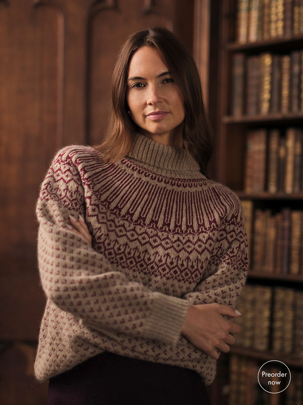 Heritage Fair Isle Roll Neck Jumper