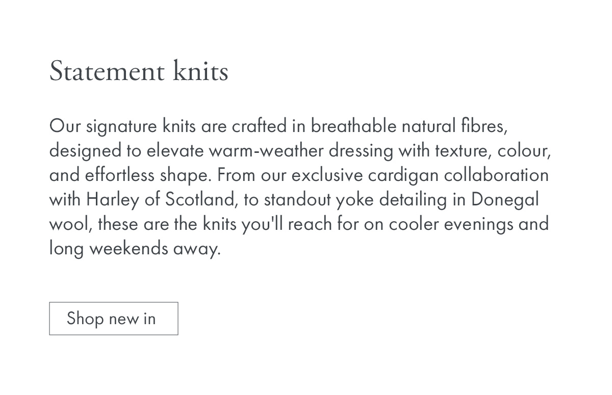 Statement knits			