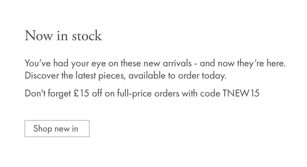 Now in stock			