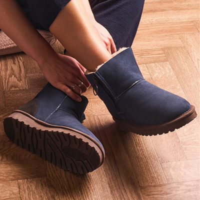 Aviator Sheepskin Shortie Boots