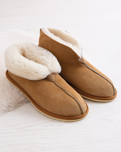 Sheepskin Bootee Slippers