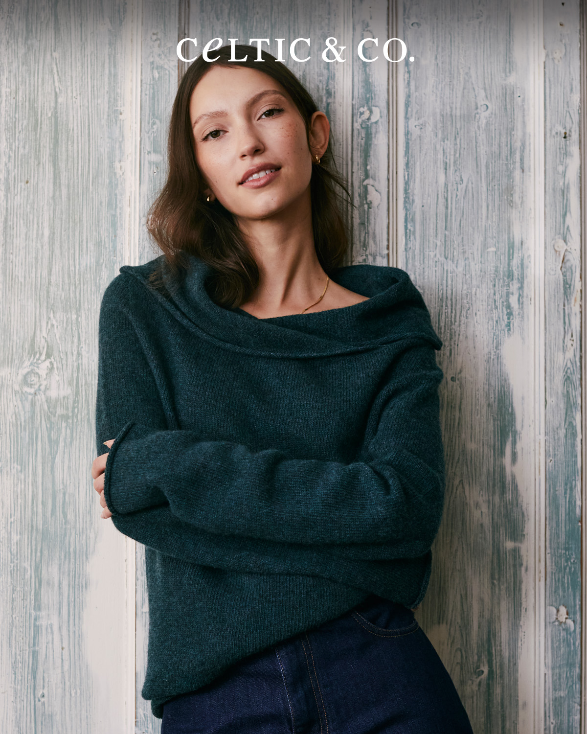 Supersoft Collared Slouch Jumper