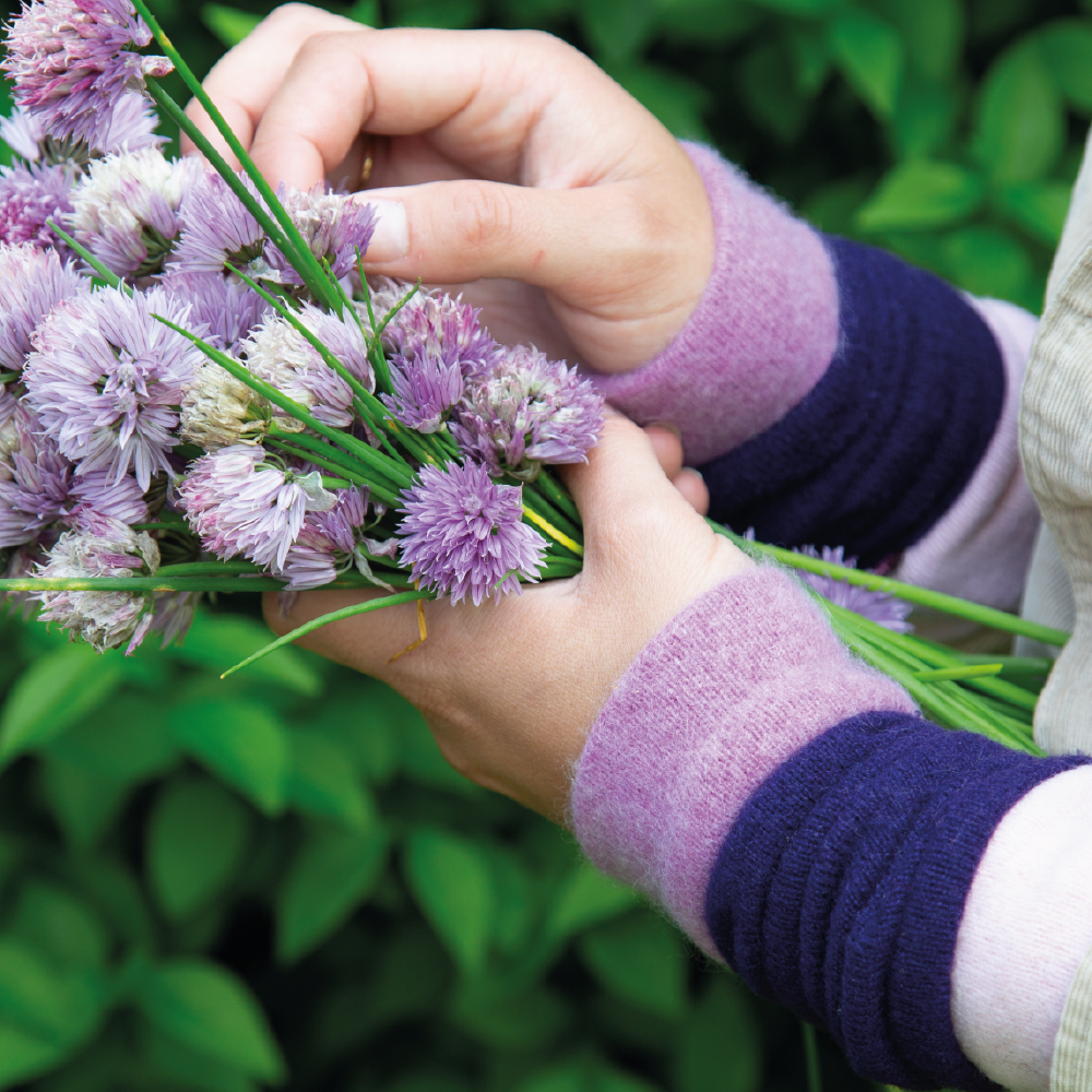 Purple Mix Wrist Warmers