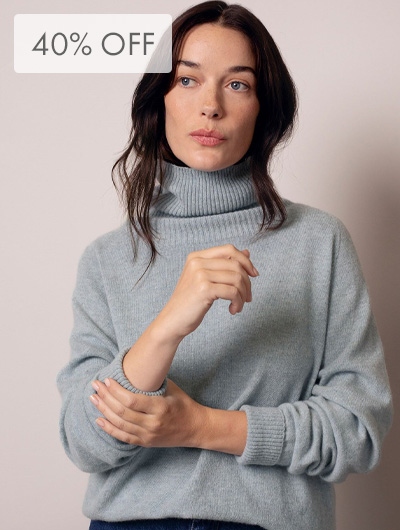 Supersoft Slouch Roll Neck Jumper