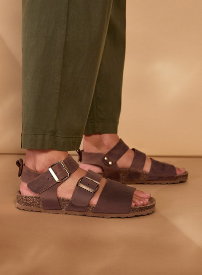 Triple Strap Sandals