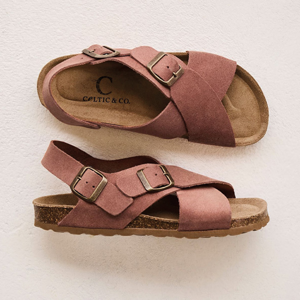Crossover Buckle Sandals