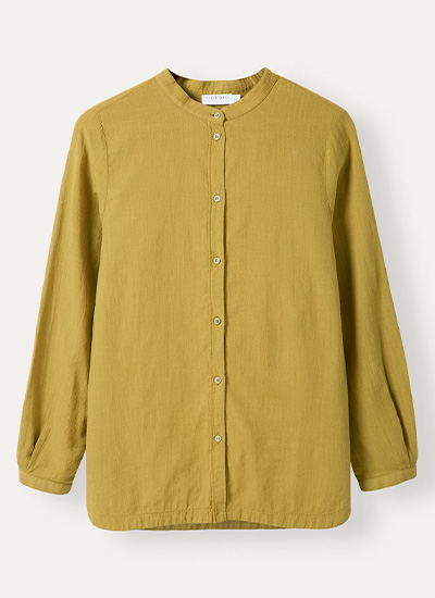 Textured Pleat Back Shirt