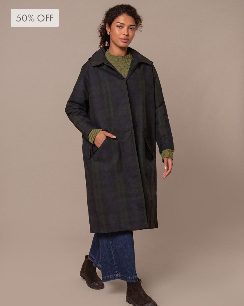 Waxed Cotton Trench Coat
