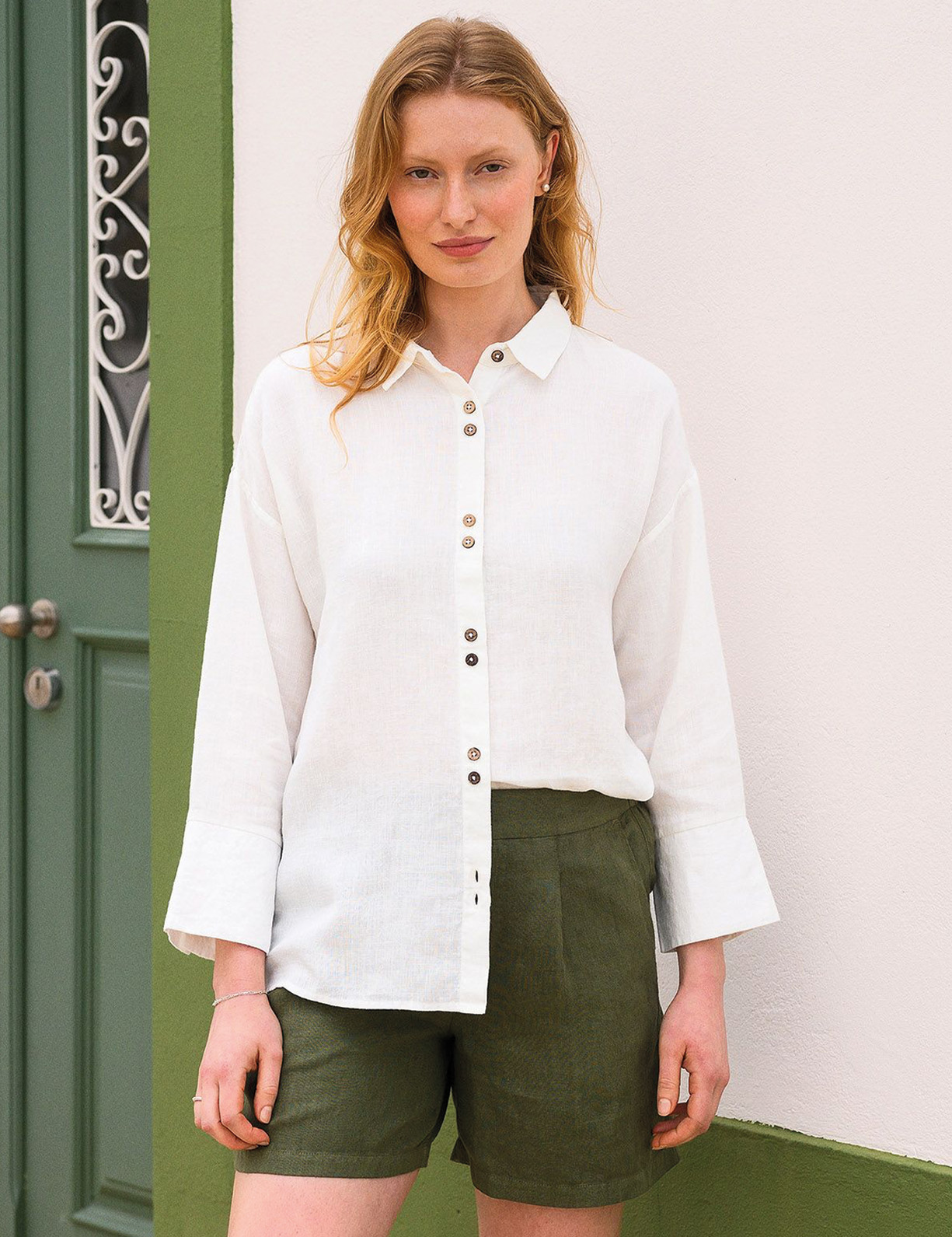 Double Button Detail Shirt
