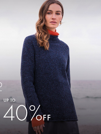 Donegal Mock Neck Jumper