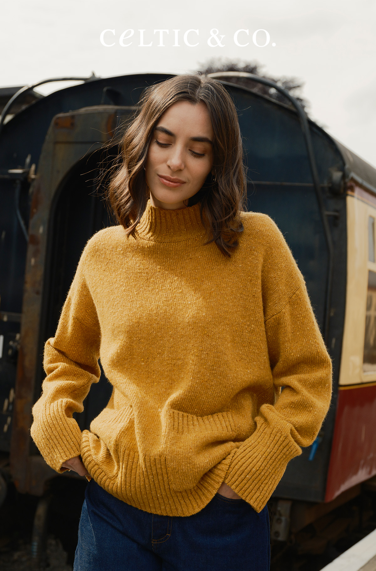 Flecked Patch Pocket Jumper