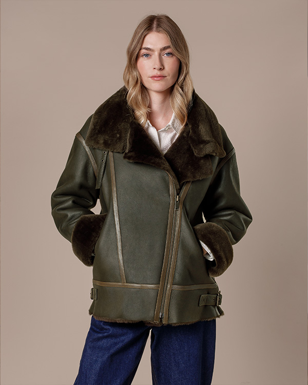 Sheepskin Aviator Jacket