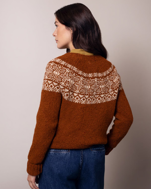 Donegal Vintage Jacquard Jumper