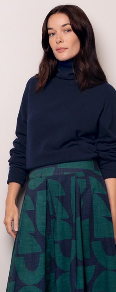 Supersoft Slouch Roll Neck Jumper