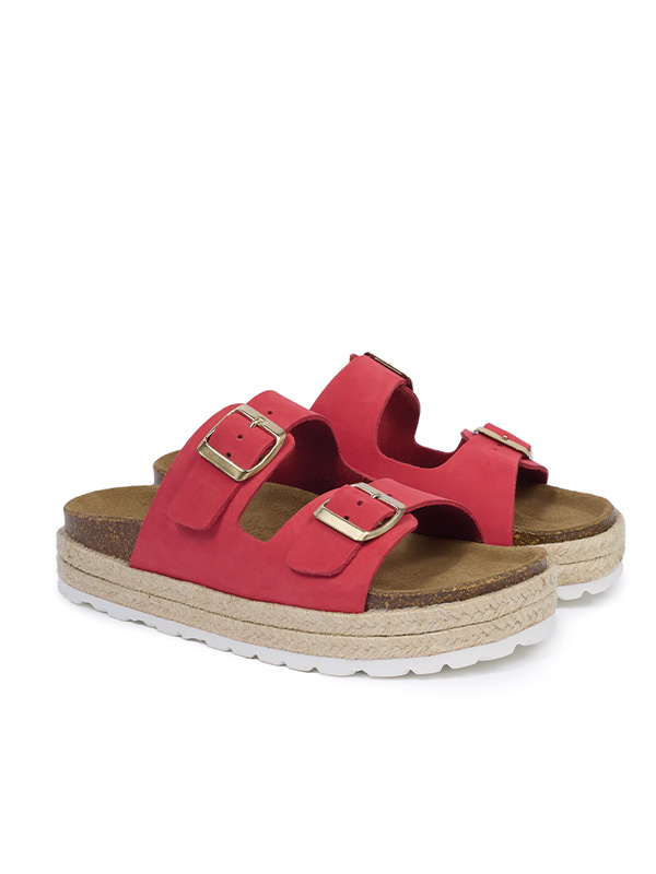 Double Buckle Sandals