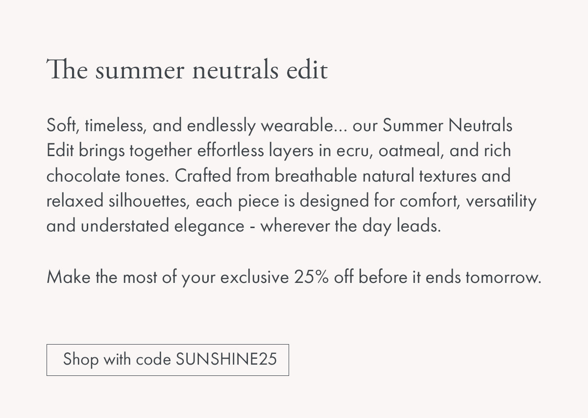 The seasonal neutrals edit