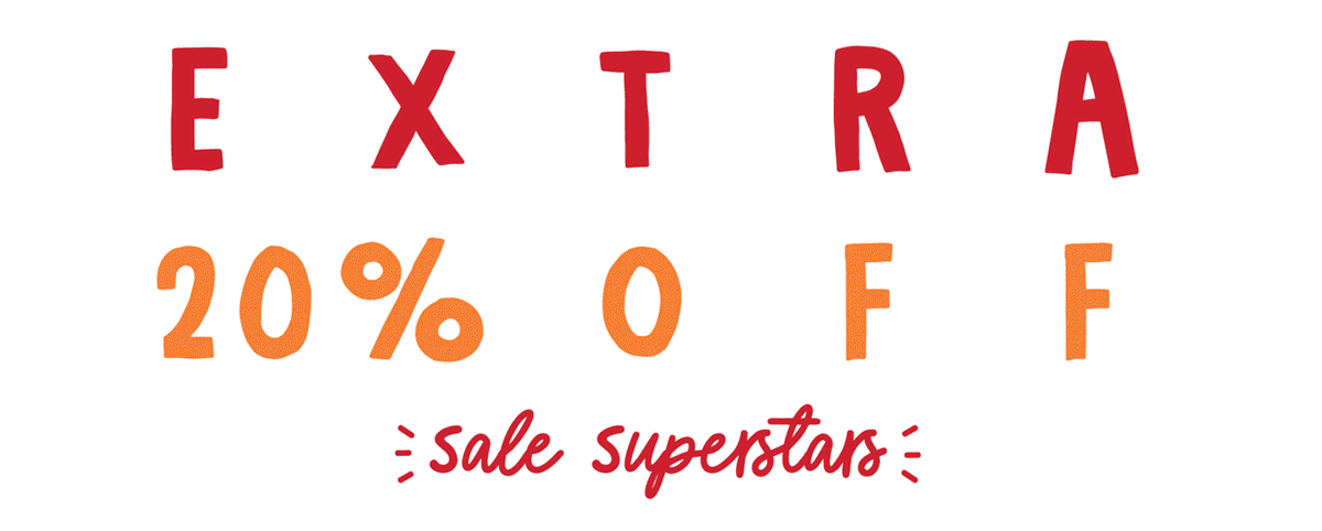 Extra 20% off Sale Superstars