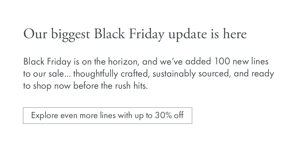 Our biggest Black Friday update is here