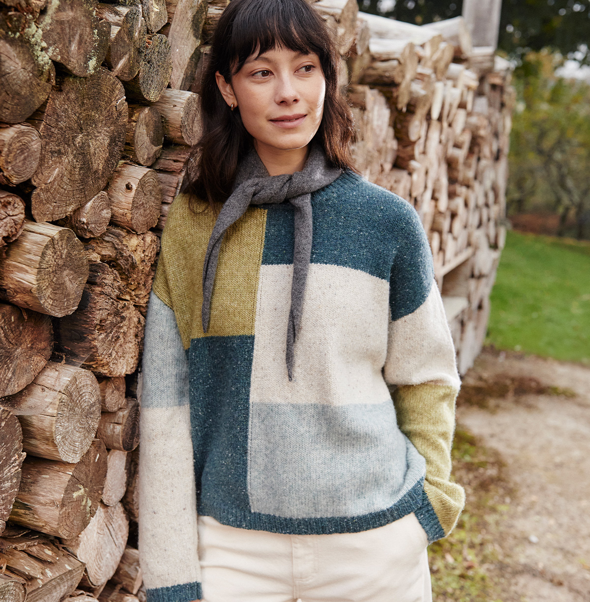 Colourblock Instaria Jumper