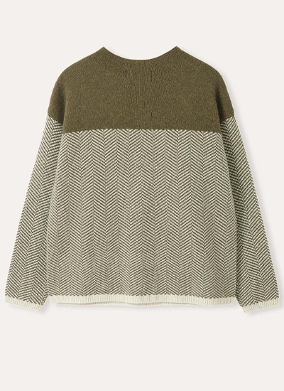 Felted Funnel Neck Jumper