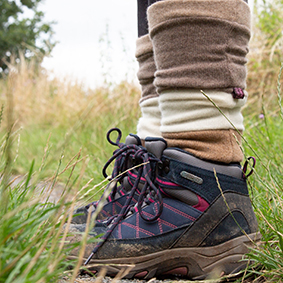 Brown Mix Ankle Warmer