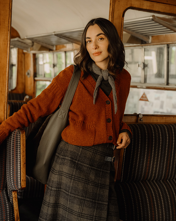 Donegal Boxy V Neck Cardigan