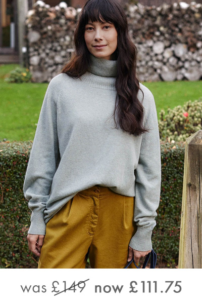 Supersoft Slouch Roll Neck Jumper