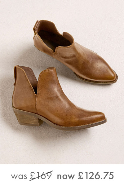 Split Detail Ankle Boots