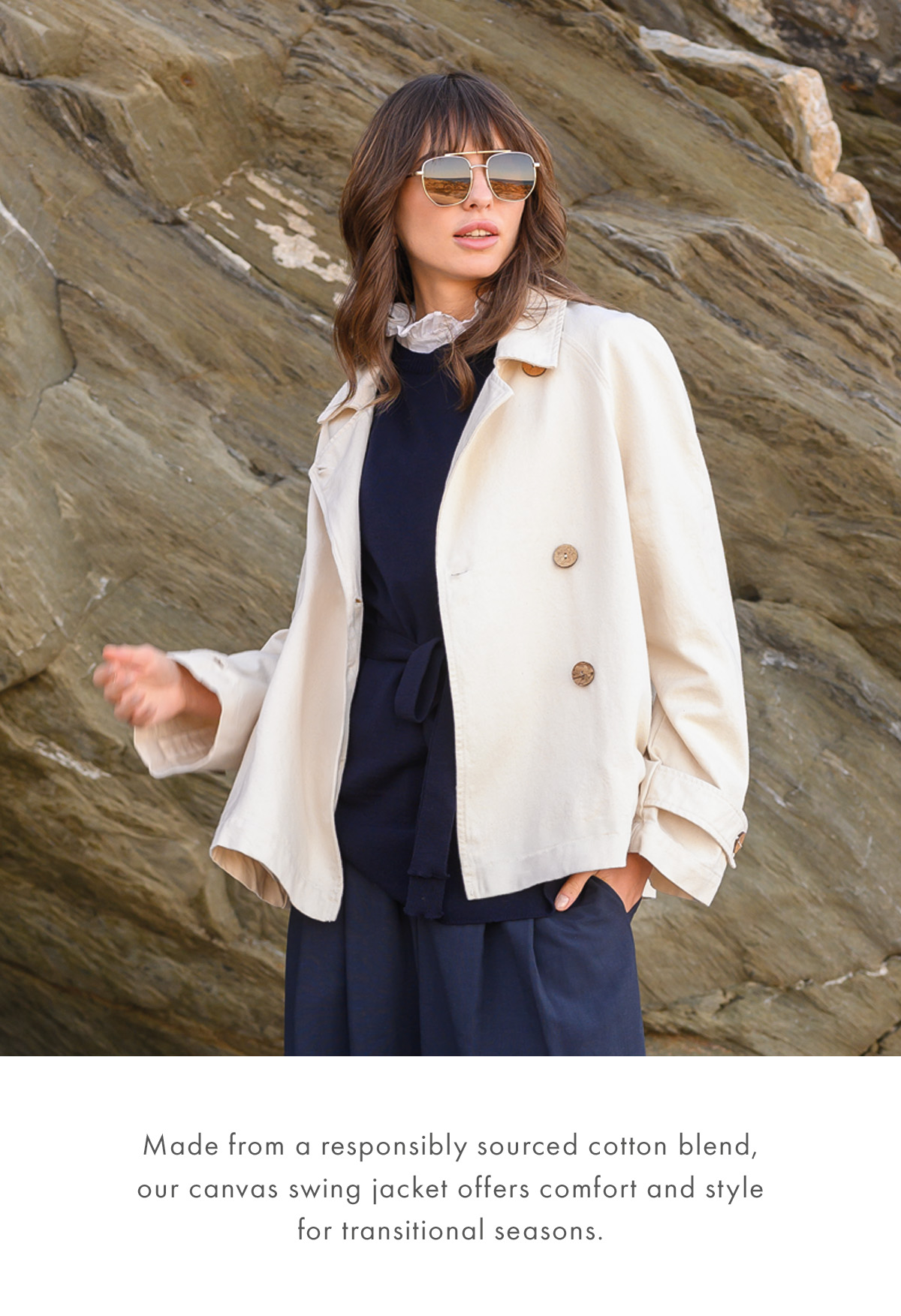 Canvas Swing Jacket (oatmeal)