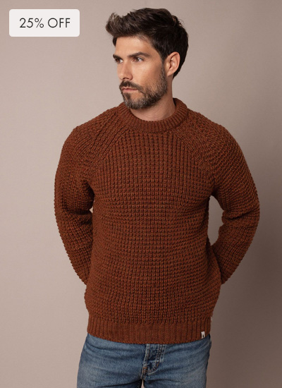 Men's Waffle Stitch Crew