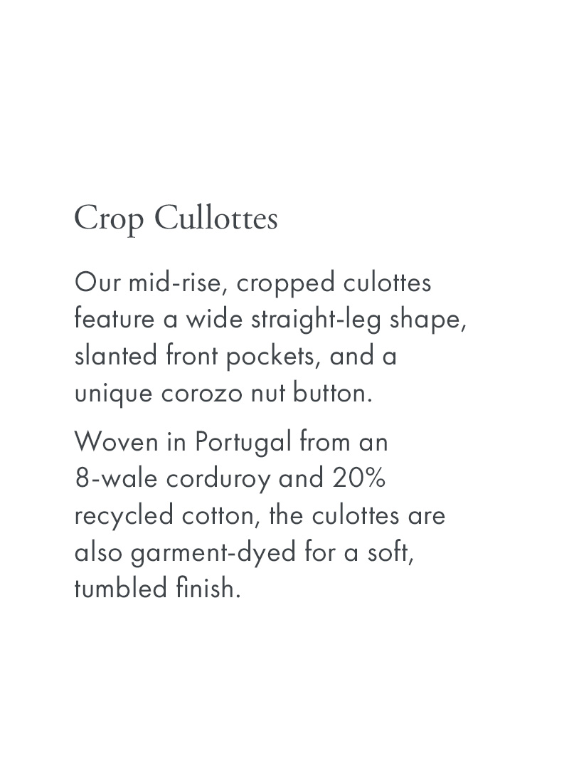 Crop Cullottes