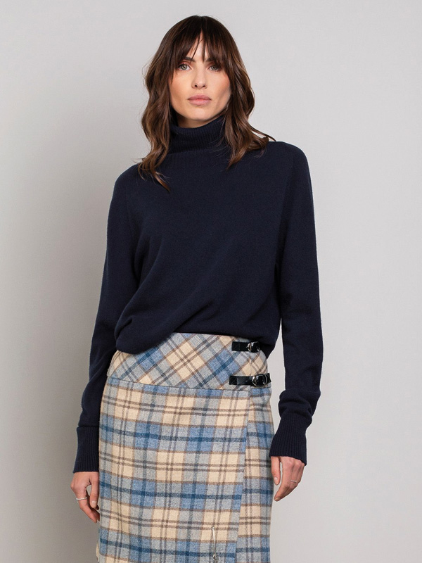 Supersoft Slouch Roll Neck Jumper