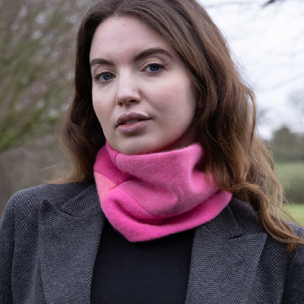 Pink Cherry Neckwarmer