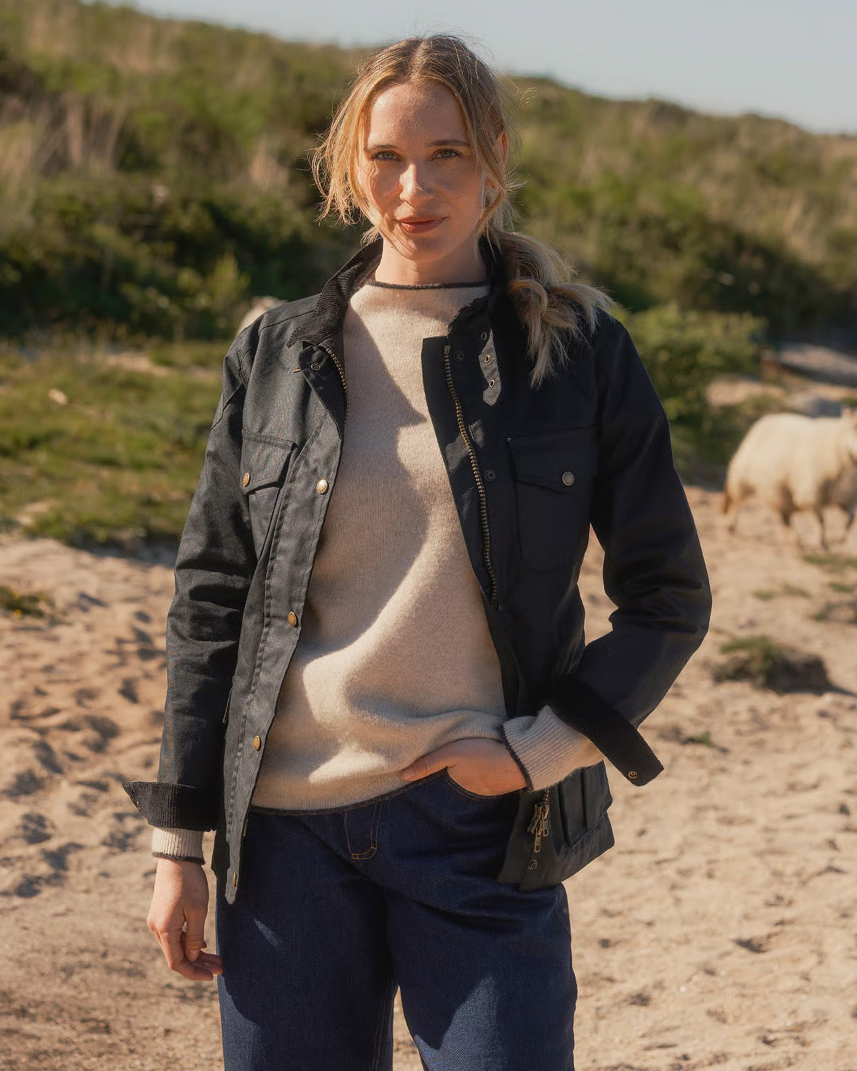 Waxed Cotton Utility Jacket