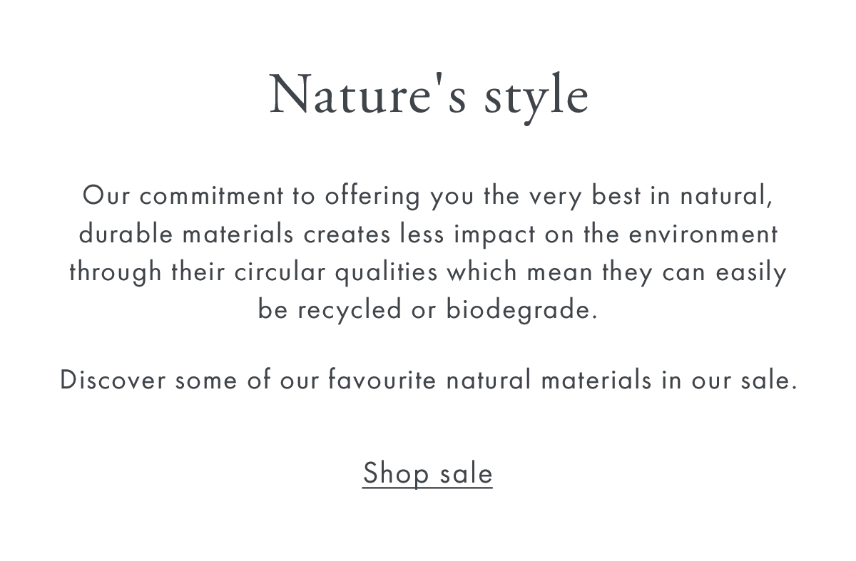 Nature’s Style			