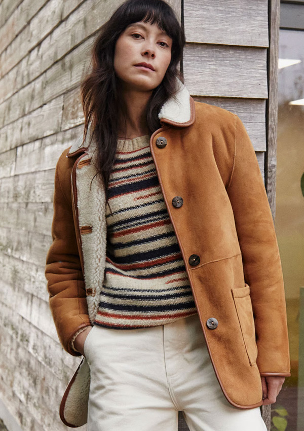 Classic Reversible Sheepskin Jacket