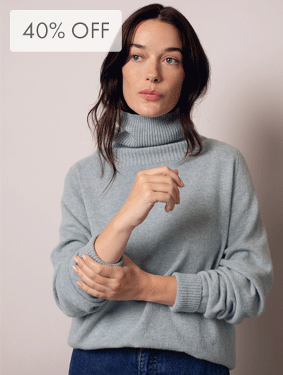 Supersoft Slouch Roll Neck Jumper