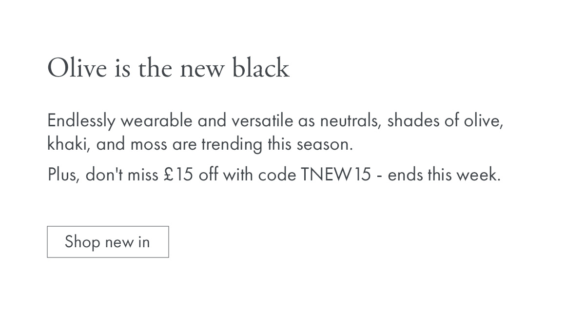 Olive is the new black			