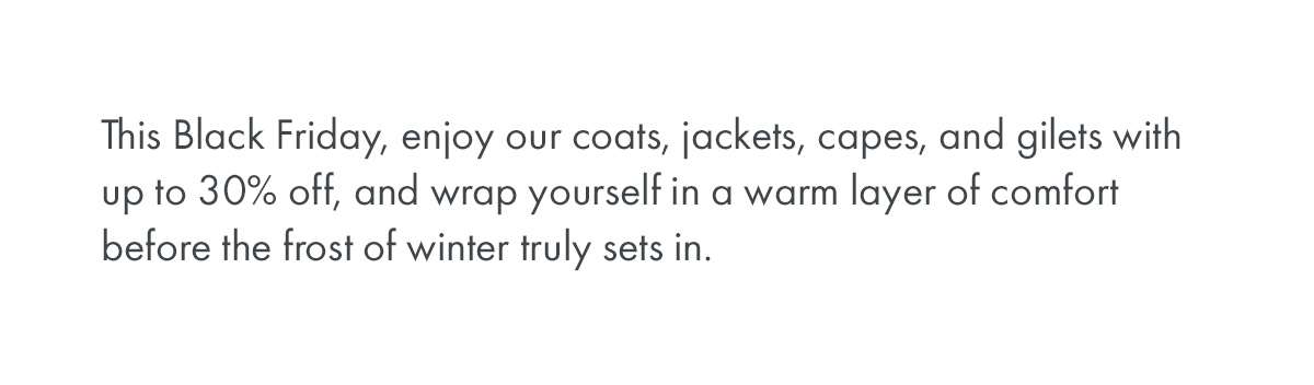 Black Friday Jackets & Coats